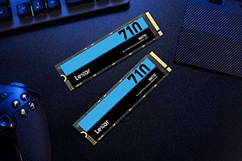 1TB - Lexar NM710 SSD, M.2 2280 PCIe Gen4x4 NVMe , Up to 5000/4500MB/s Read/Write, Internal Solid State Drive