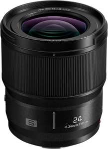 Panasonic LUMIX S S-S24E lightweight Full Frame 24mm f/1.8 lens ( S series Lumix cameras / L mount / Black )