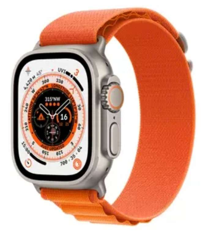 Apple Watch Ultra GPS + Cellular, 49mm Titanium Case with Orange Alpine Loop - Small - £699.99 (Members) @ Costco