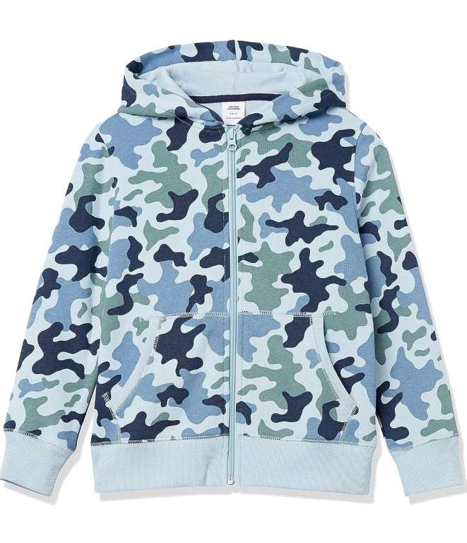 Amazon Essentials Boys and Toddlers' Fleece Zip-Up Hoodie Sweatshirt age 4