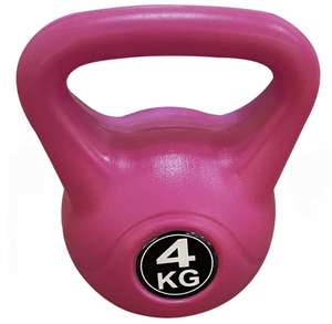 Opti Vinyl 4kg Kettlebells - Pink £4 with Click & Collect Selected Stores @ Argos