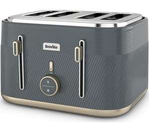 BREVILLE Obliq VTT972 4-Slice Toaster - £37.99 + free click and collect @ Currys