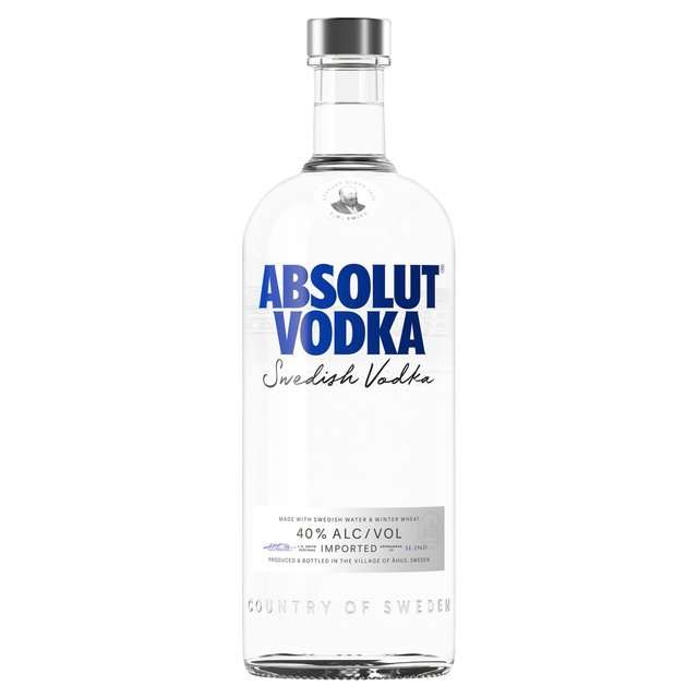 Absolut Blue Original Swedish Vodka 1L £21 @ Morrisons
