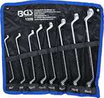 BGS 1209 | Double Ring Spanner Set | offset | 6 x 7 - 20 x 22 mm | 8 pcs.