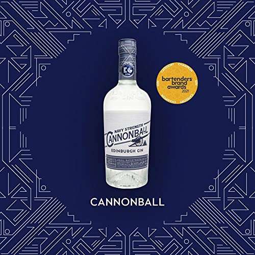Edinburgh Gin Navy Strength Cannonball Gin 57.2% 70cl £25.49 @ Amazon
