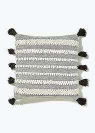 Black Tufted Tassled Outdoor Cushion (46cm x 46cm) £6 + 99p collection @ Matalan