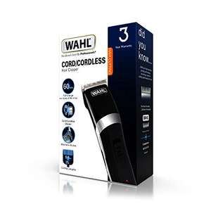 Wahl Cord/Cordless Hair Clipper, Rechargeable Cordless Clippers, Clipper Kit for Men