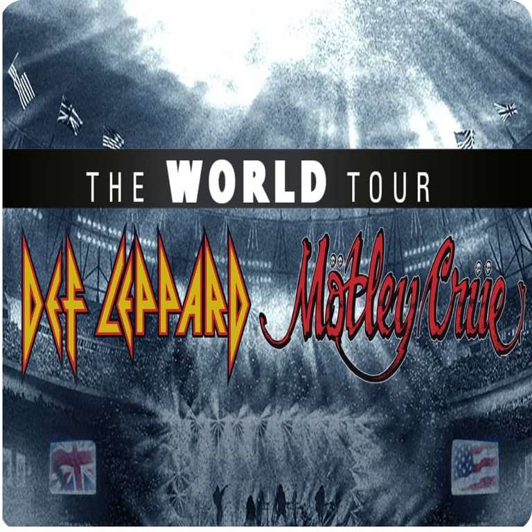 Def Leppard x Motley Crue World Tour. Wembley Stadium Ticket 1st July 2023 - Just pay £2.75 booking fee via Blue Light Card