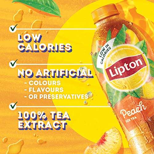 Lipton Iced Tea Peach 1.25ltr | £1.25 each | Minimum quantity = 3 | £3.75 at Amazon