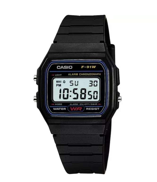 Casio Men's Digital Display Black Resin Strap Watch (2 year warranty) + free click & collect