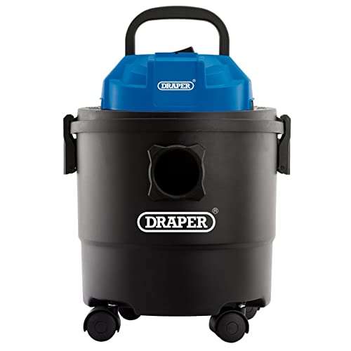 Draper 90107 230V 1250W 15L Wet and Dry Vacuum Cleaner - £39.89 @ Amazon