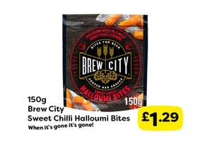 Brew City Sweet Chilli Halloumi Bites - 150g