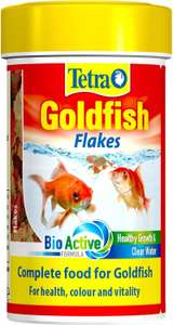 Tetra Goldfish Flakes - flake fish food for all goldfish and other coldwater fish, 100ml
