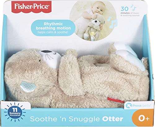 Fisher-Price Soothe 'n' Snuggle Otter - Plush Toy with 11 Sensory Features £19.99 @ Amazon