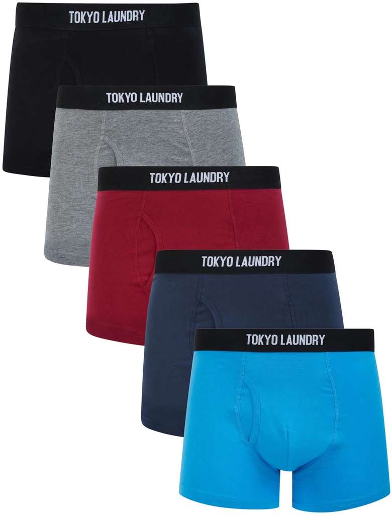 Cotton Sports Boxer Shorts 5-Pack at £17.99, Multiple Styles at Tokyo ...