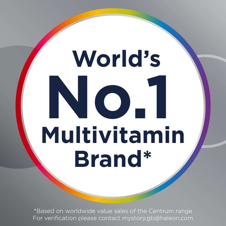 Centrum Age Centrum Advance 50+ Tablets Multivitamin & Mineral Supplements £4.39 at ...