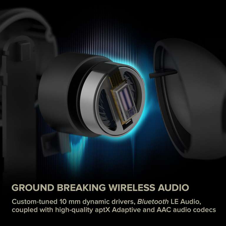 Creative Auvana Ace - True Wireless In-ears Headphones with Bluetooth LE Audio. Sold by Creative Labs (Europe) FBA
