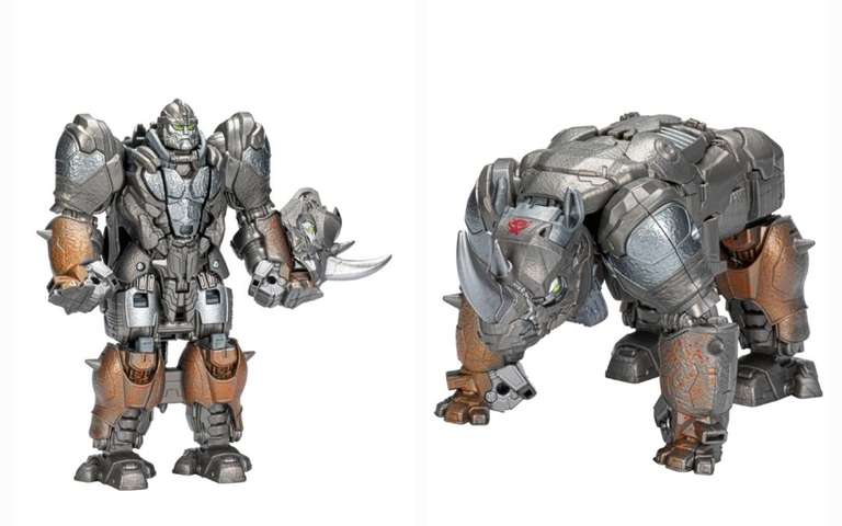 Transformers: Rise of the Beasts Smash Changer 23cm Rhinox Action Figure - Free Click and Collect