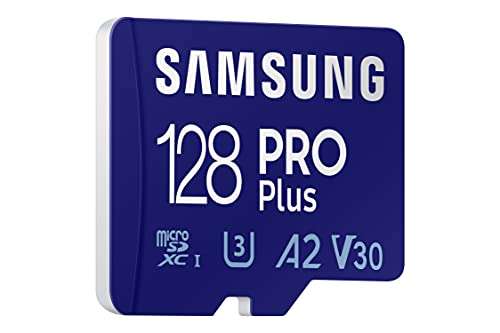 Samsung PRO PLUS 128GB micro SD card, Blue - £12.99 @ Amazon