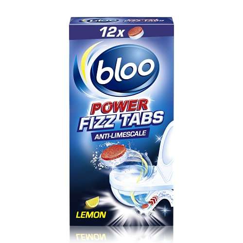Bloo Power Fizz Tabs, Drain Deep Cleaning Against Deposits and Bad Odours (12 x 25 g) £2.70 @ Amazon