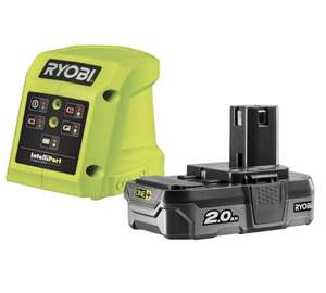 Ryobi 18V One+ 2.0Ah Battery and Charger - £39.99 @ Ideal World TV