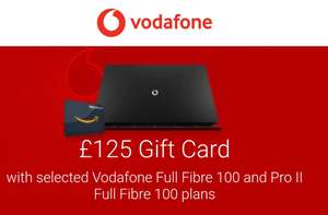 Vodafone 100Mb broadband + £125 choice of Voucher + £56 TCB- £25m/24m (£17.46pm effective cost / £14.46 existing mobile cust)