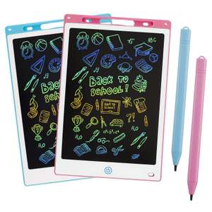QINREN 2 Pack LCD Writing Tablet, 12inch Doodle Pad Colorful Screen Drawing Board - W/Voucher Sold by FEINIAOYU FBA