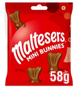 Maltesers Mini Bunnies 58g (pack of 5 individually wrapped bunnies) 10p in Sainsburys Edinburgh