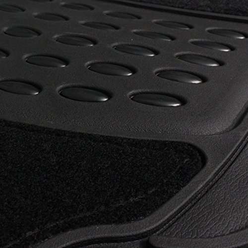 Rubber and Carpet Universal Car Mat Contour Luxury Set, 4 Pieces, Black - £11.64 @ DIY & Homewares / Amazon