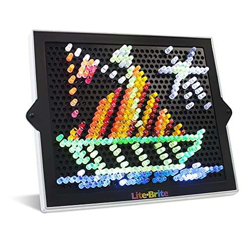 Lite-Brite | Ultimate Classic | Light Up Drawing Board, LED Board with Colours, Light Up Toys for Creative Play