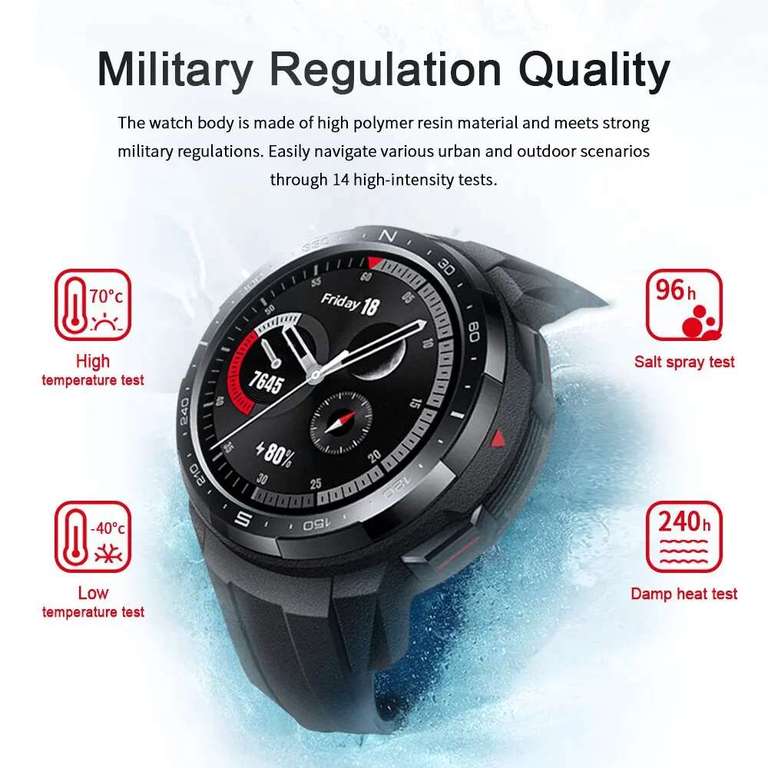 Honor Smart Watch GS Pro - 1.39'' Screen, 5ATM, GPS Smartwatch (5 day delivery) using code @ Factory Direct Collected Store