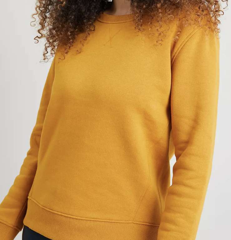 Mustard Regular Fit Sweatshirt - S/M/L - tuc141014668 (Free Collection)