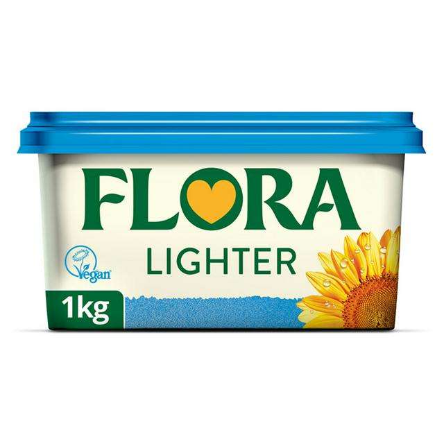 Flora Lighter Spread 1kg £3.25 @ Asda