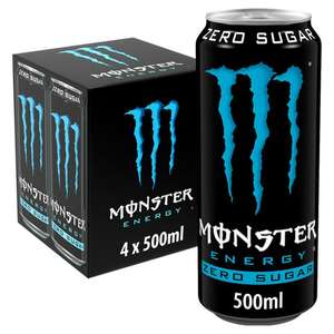 Monster Energy Zero Sugar 4 pack £2.31 in store @ Tesco Richmond