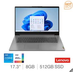 Lenovo IdeaPad 3 Laptop - 17.3" IPS 300nits i5-1155G7 8GB RAM 512GB SSD
