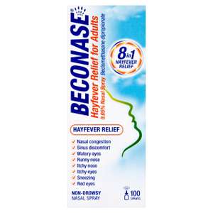 Beconase Hayfever Relief Nasal Spray - Non-drowsy - 100 Sprays £4 @ Morrisons