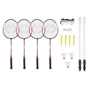 4 Person Garden Badminton Set Opti for £18.75 or Hy-Pro for £19.50 with Click and Collect @ Argos