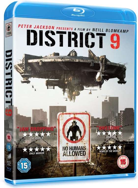 Used District 9 Blu Ray (Free Collection)