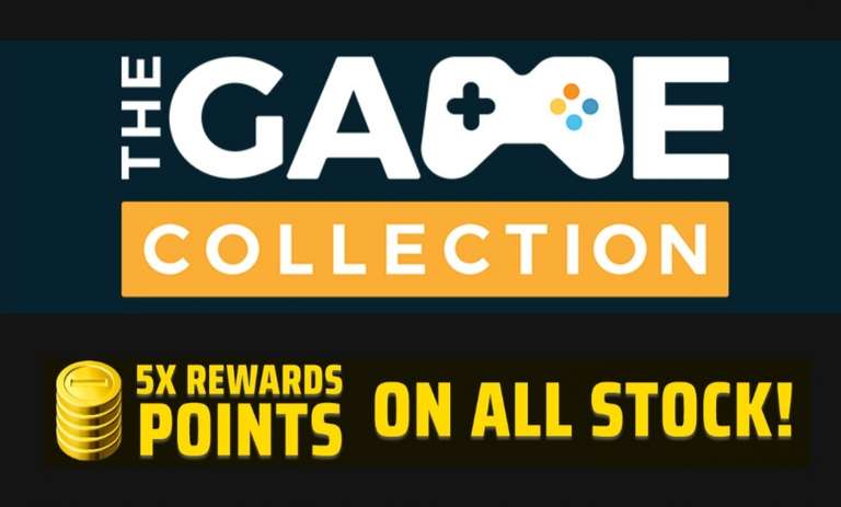 5× Reward Points (12.5%) back on all items including consoles and pre-orders @ The Game Collection (ends midnight Monday)