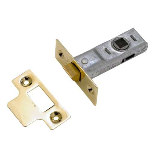 Yale Tubular Mortice Latch 2.50" W Door Lock 3-Pack Polished Brass - £2.40 (Free Collection) @ Jewson