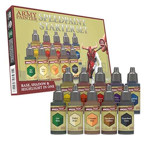 The Army Painter Speedpaint Starter Set , 10 Bottles Of Paint - £22 Dispatched By Amazon, Sold By The Army Painter