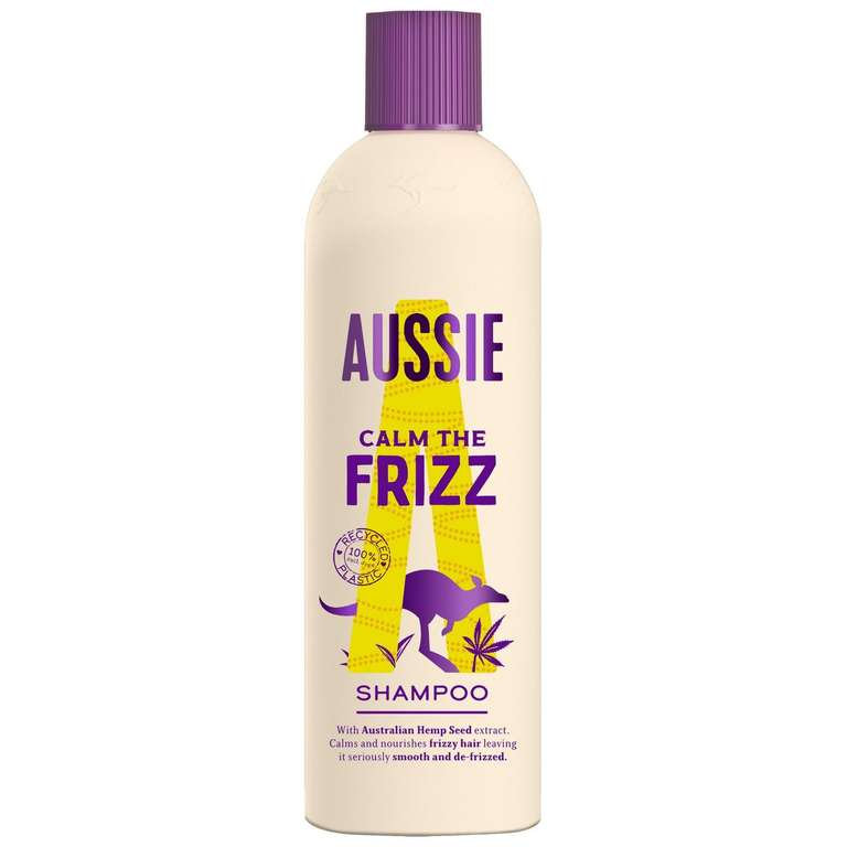 Aussie Calm The Frizz Shampoo 300ml, Frizz Shampoo - £3 @ Sainsbury's
