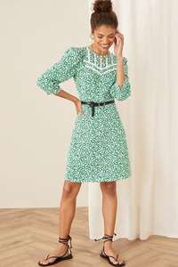 Monsoon 'Mona' Ditsy Floral Jersey Dress Now £19 with Free Delivery Code Sold & delivered by Monsoon @ Debenhams
