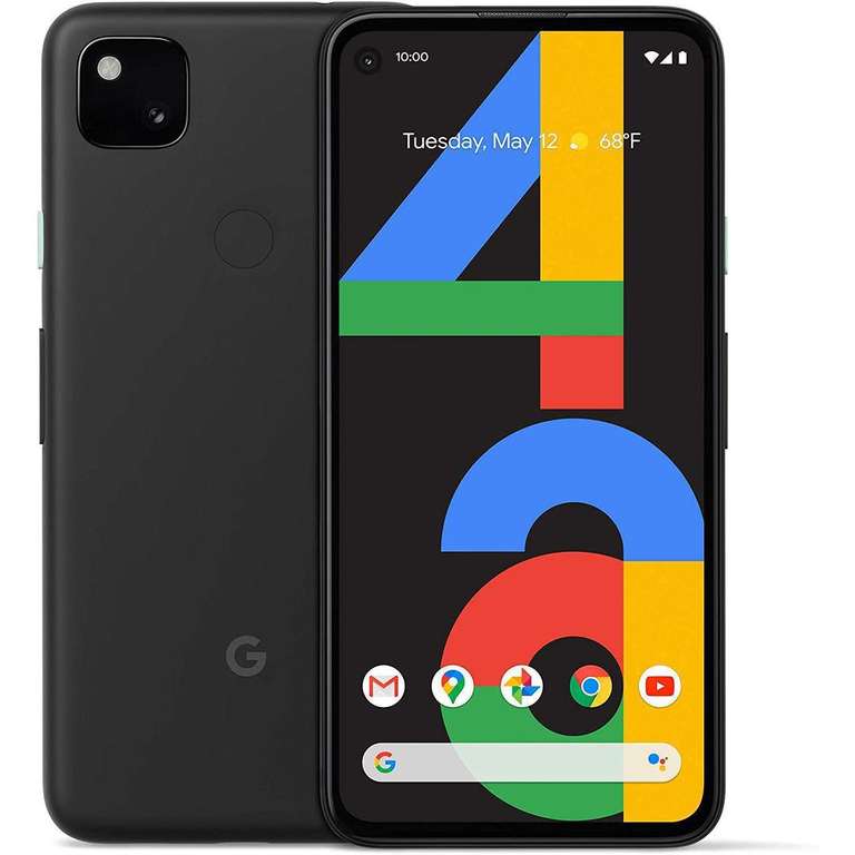 Google Pixel 4a 128GB Just Black £95 / Barely Blue £100 Refurbished Very Good Condition - CloveTechnology
