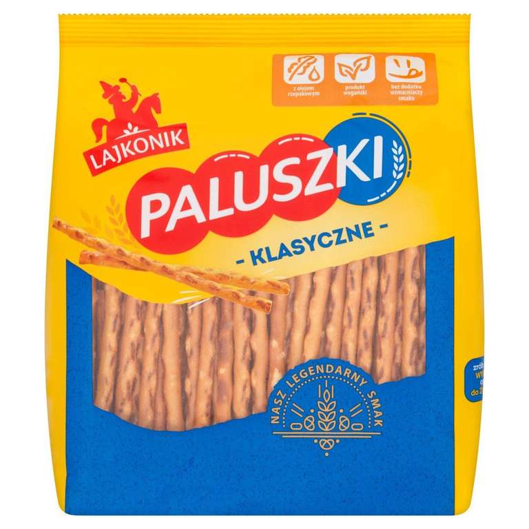 Lajkonik Paluszki Salty Sticks 200g 65p @ Morrisons