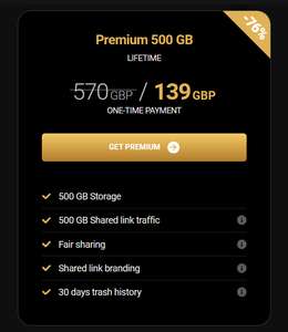 Cloud Storage - BLACK FRIDAY DEAL £139 for 500GB @ pcloud