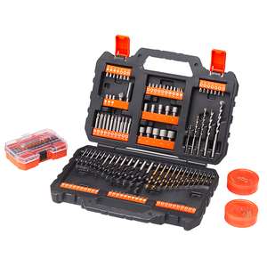 Black and Decker 254 Piece Drill and Screwdriver Accessory Set £30 Free Click & Collect @ Homebase