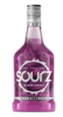 Sourz The Original Blackcurrant Sweet & Sour Spirit Drink 70cl