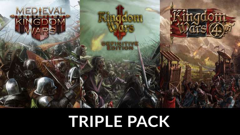 Kingdom Wars Triple Pack (PC) - £1 @ Fanatical.com
