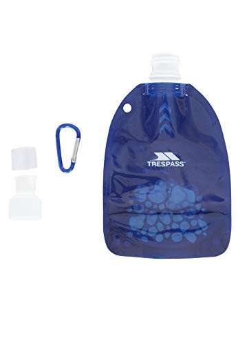 Trespass Hydromini Collapsible Water Bottle, Blue, 350 ml UK